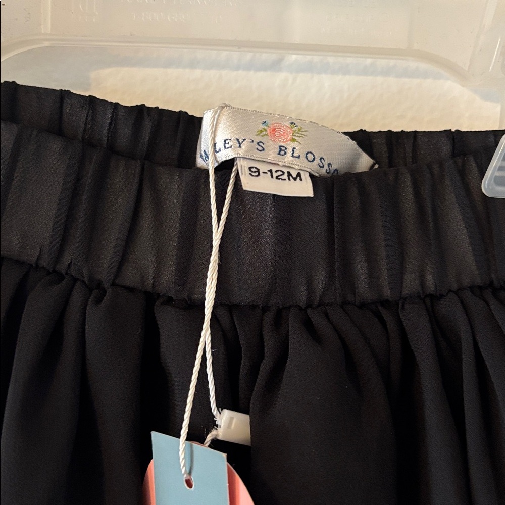 Bailey’s Blossoms Black Tulle Skirt New with tags - Picture 3 of 4